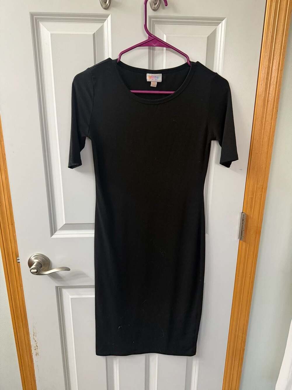 Lularoe Julia Dress, Black, XXS
